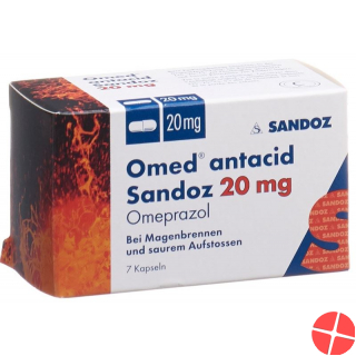 Omed Antacid Sandoz Kapseln 20mg 7 Stück