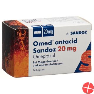 Omed Antacid Sandoz Kapseln 20mg 14 Stück