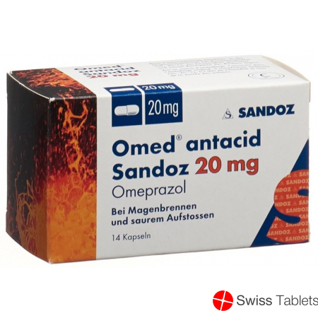 Omed Antacid Sandoz Kapseln 20mg 14 Stück buy online
