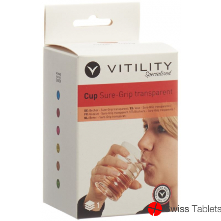 Vitility Mug Sure-Grip 200ml Transparent buy online