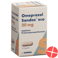 Omeprazol Sandoz 20 mg 14 capsules