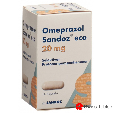 Omeprazol Sandoz Eco Kapseln 20mg Dose 14 Stück buy online
