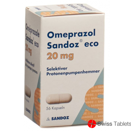 Omeprazol Sandoz Eco Kapseln 20mg Dose 56 Stück buy online