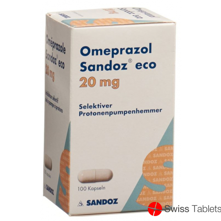 Omeprazol Sandoz Eco Kapseln 20mg Dose 100 Stück buy online