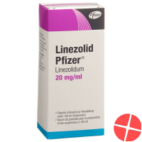 Linezolid Pfizer Granulat 20mg/ml Pulver Suspension Flasche 150ml Linezolid Pfizer Granulat 20mg/ml Pulver Suspension Flasche 150ml