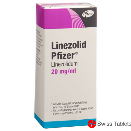 Linezolid Pfizer Granulat 20mg/ml Pulver Suspension Flasche 150ml buy online