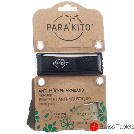 Para'Kito Wristband Mosquito Repellent Black buy online