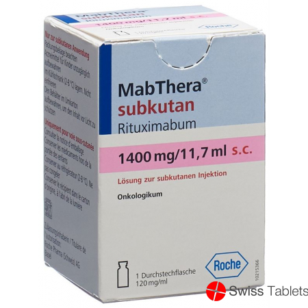 Mabthera Injektion Konzentrat 1400mg/11.7ml S.c. Durchstechflasche buy online