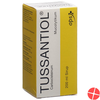 Tussantiol Sirup 750mg/15ml (neu) Flasche 200ml