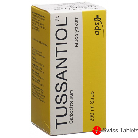 Tussantiol Sirup 750mg/15ml (neu) Flasche 200ml buy online