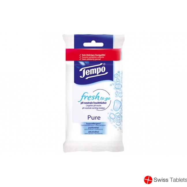 Tempo Fresh To Go Pure Tuecher 10 Stück buy online