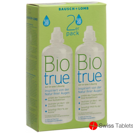Bausch & Lomb Biotrue All-in-one Lösung 2x 300ml buy online