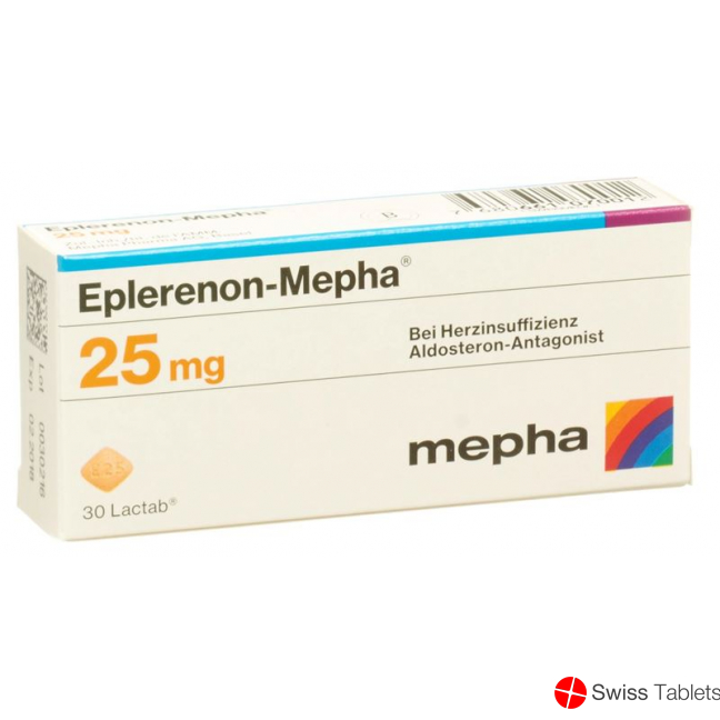 Eplerenon Mepha Lactab 25mg 30 Stück buy online