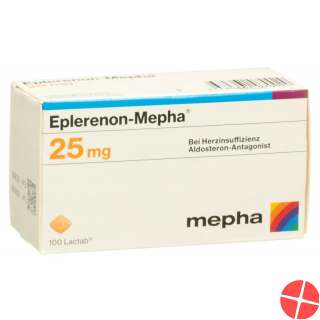 Eplerenon Mepha Lactab 25mg 100 Stück