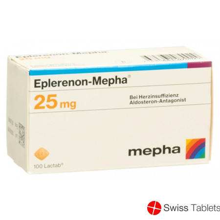 Eplerenon Mepha Lactab 25mg 100 Stück buy online