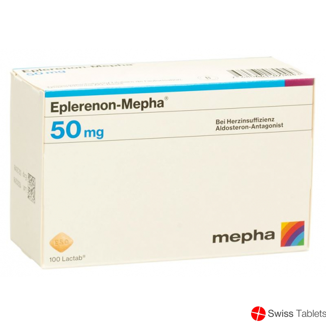 Eplerenon Mepha Lactab 50mg 100 Stück buy online