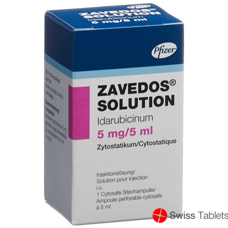 Zavedos Solution Injektionslösung 5mg/5ml Cytosafe buy online