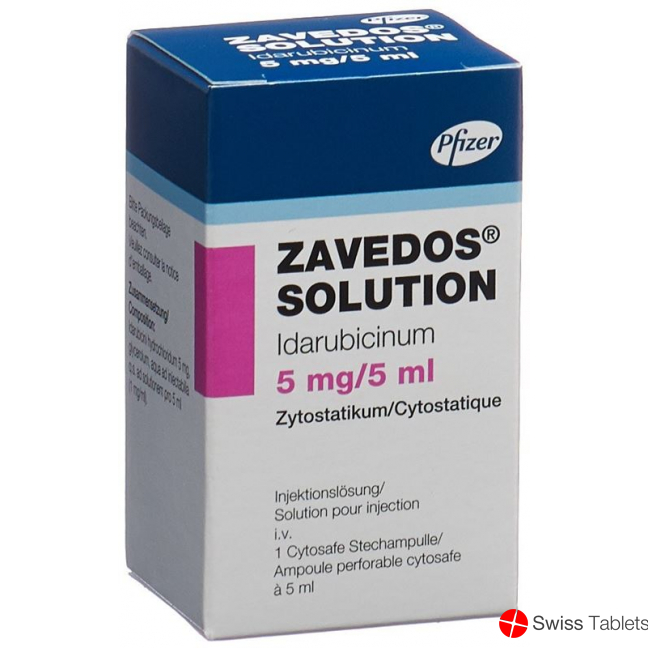 Zavedos Solution Injektionslösung 5mg/5ml Cytosafe buy online