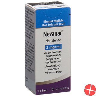 Nevanac Suspension Opht 3mg/ml Flasche 3ml Nevanac Suspension Opht 3mg/ml Flasche 3ml