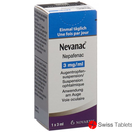 Nevanac Suspension Opht 3mg/ml Flasche 3ml buy online Nevanac Suspension Opht 3mg/ml Flasche 3ml buy online