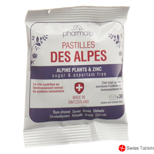Pharmalp Pastilles Des Alpes Nachfüllbeutel 30 Stück buy online