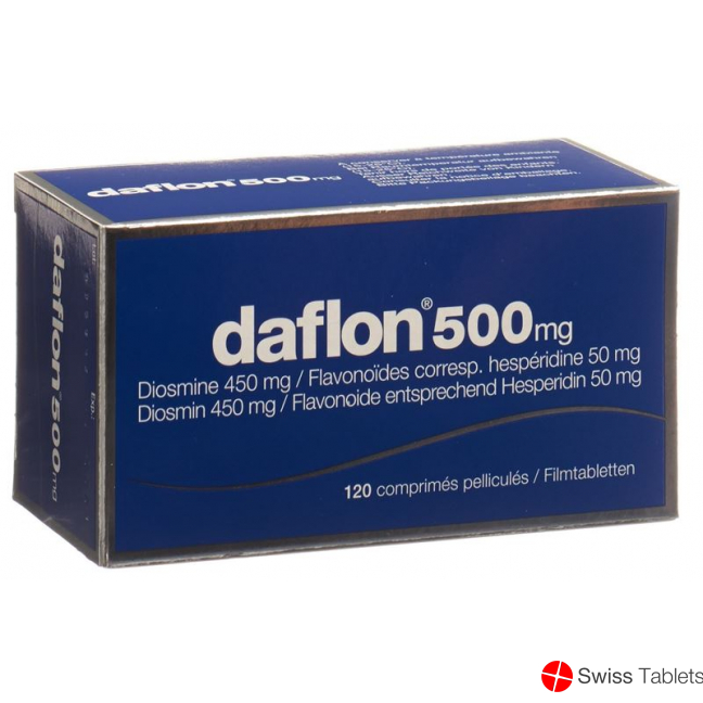 Daflon Filmtabletten 500mg 120 Stück buy online