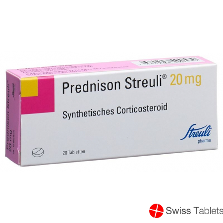 Prednison Streuli Tabletten 20mg 20 Stück buy online