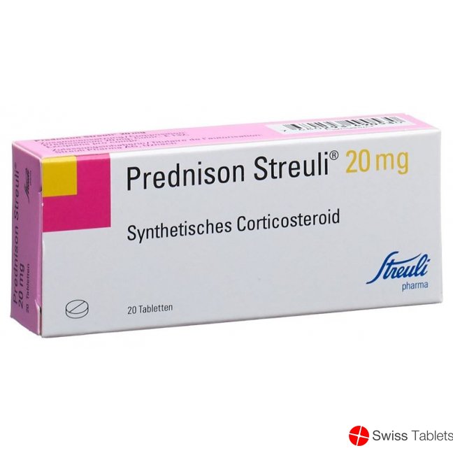 Prednison Streuli Tabletten 20mg 20 Stück buy online