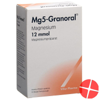 Mg5-granoral Granulat 12 Mmol Pfirs-Aprik Beutel 10 Stück
