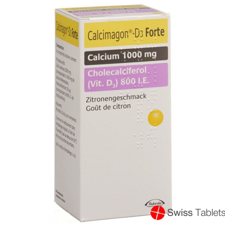 Calcimagon D3 Forte Kautabletten Zitron (neu) 90 Stück buy online