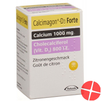 Calcimagon D3 Forte Kautabletten Zitron (neu) 30 Stück