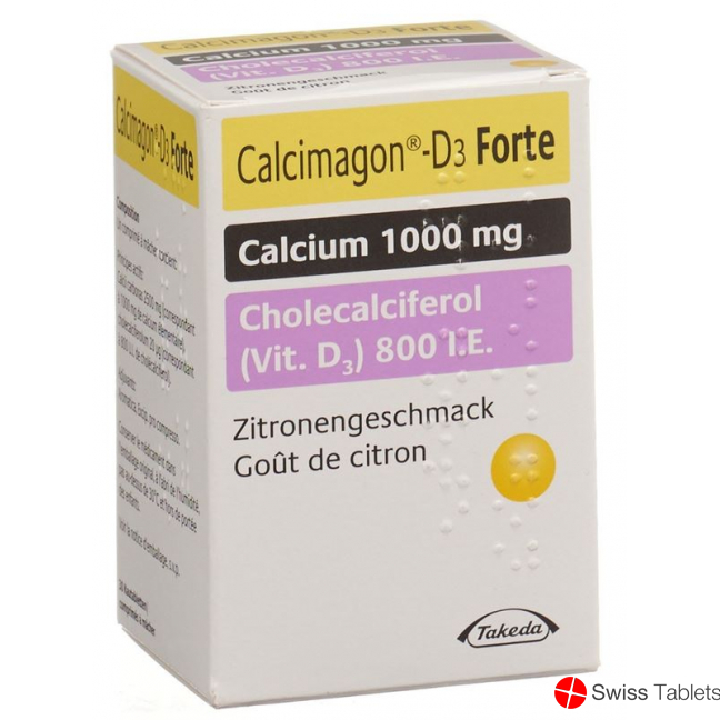 Calcimagon D3 Forte Kautabletten Zitron (neu) 30 Stück buy online