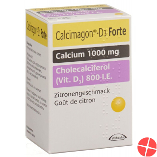 Calcimagon D3 Forte Kautabletten Zitron (neu) 60 Stück