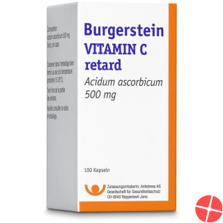 BURGERSTEIN Vitamin C Ret capsules 500 mg