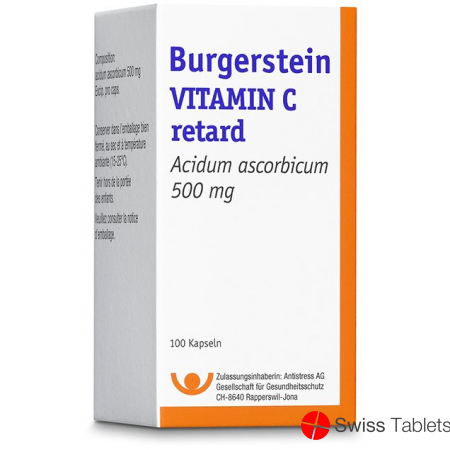 BURGERSTEIN Vitamin C Ret capsules 500 mg buy online