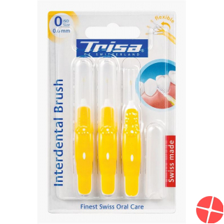 Trisa 0.6 mm 3 pieces interdental brushes flexible