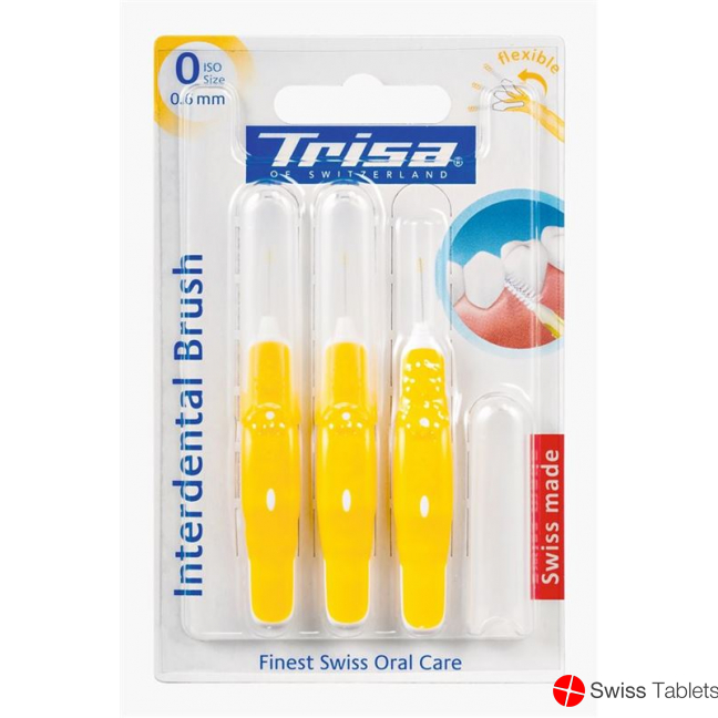Trisa Interdental Brush Flexible 0.6mm Iso 0 3 Stück buy online