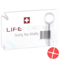 Sensolar tick card with magnifying glass