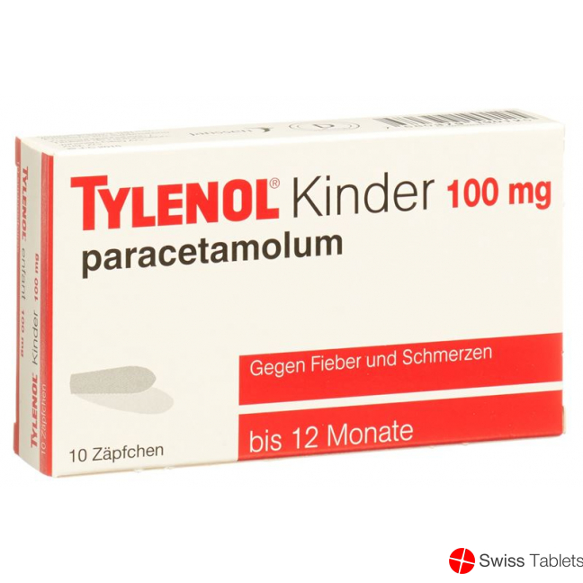 Tylenol 100mg 10 Zäpfchen buy online