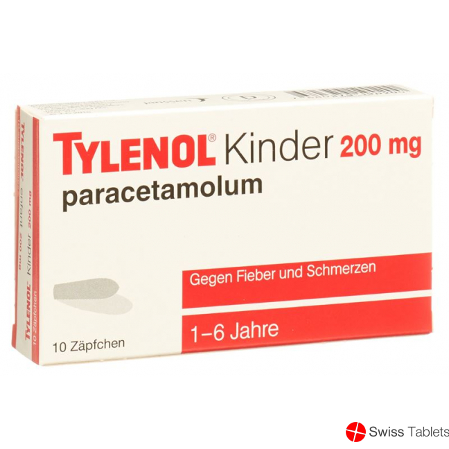 Tylenol 200mg 10 Zäpfchen buy online