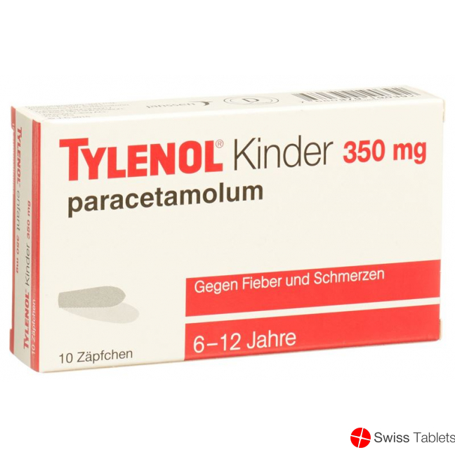 Tylenol 350mg 10 Zäpfchen buy online