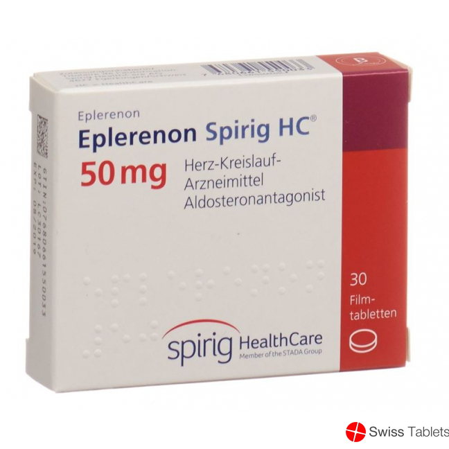 Eplerenon Spirig HC Filmtabletten 50mg 30 Stück buy online