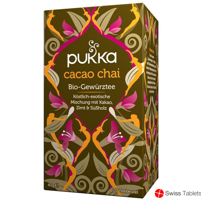 Pukka Cacao Chai Tee Bio Beutel 20 Stück buy online