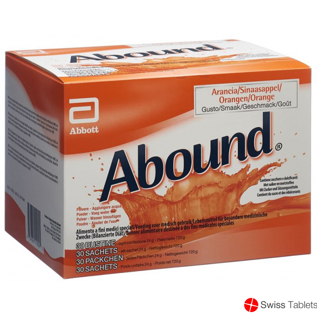 Abound Pulver Orange 30 Beutel 24g buy online