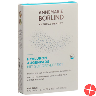 Boerlind Hyaluron Augenpads mit Sofort-Effekt 6 Stück