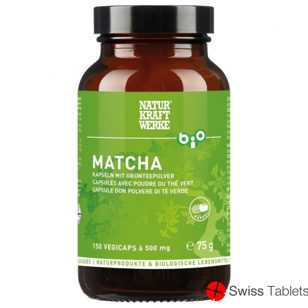 Naturkraftwerke Matcha Kapseln Grünteepulver 75g buy online