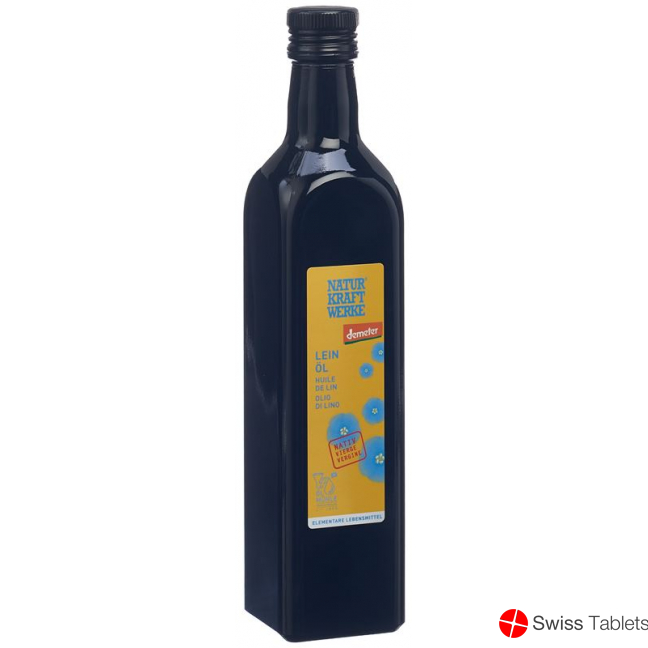 Naturkraftwerke Leinöl Demeter Kaltgepresst Nat 500ml buy online