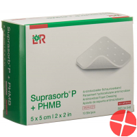 Suprasorb P+phmb Schaumverband 5x5cm 10 Stück