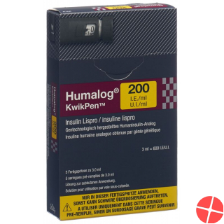 Humalog Kwikpen Injektionslösung 200 Ie/ml 5 Fertigspritzen 3ml