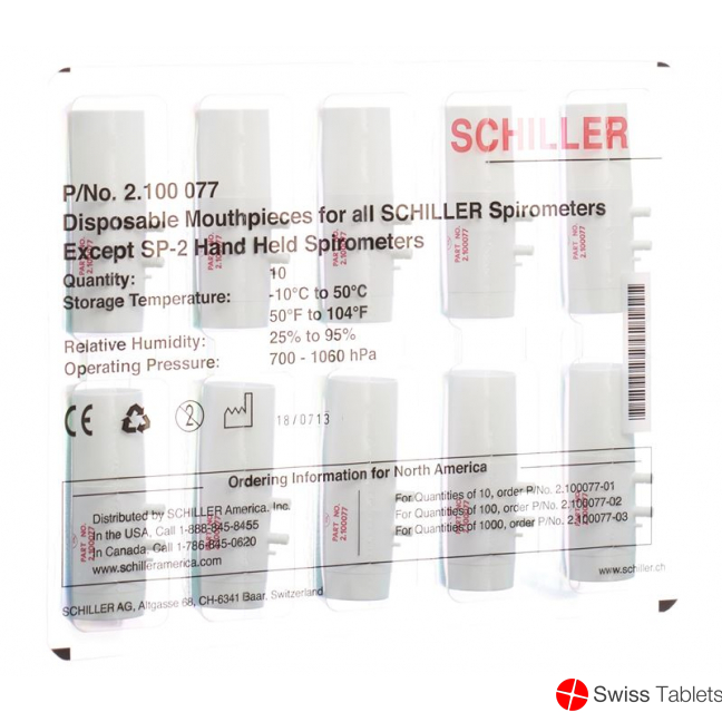 Schiller Flow Sensor Sp250/sp260 10 Stück buy online
